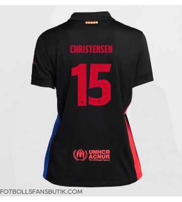 Barcelona Andreas Christensen #15 Replika Bortatröja Damer 2024-25 Kortärmad